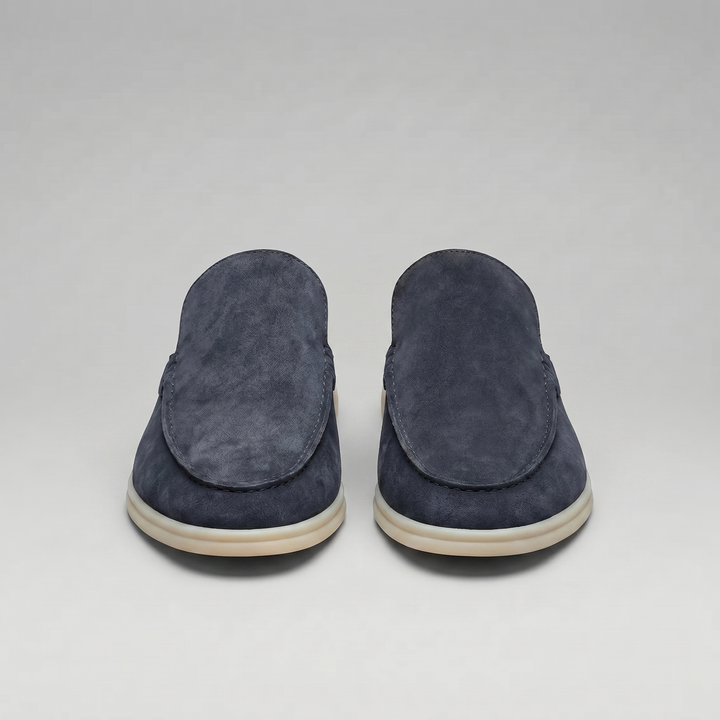 Men's Suede Backless Loafer Mules