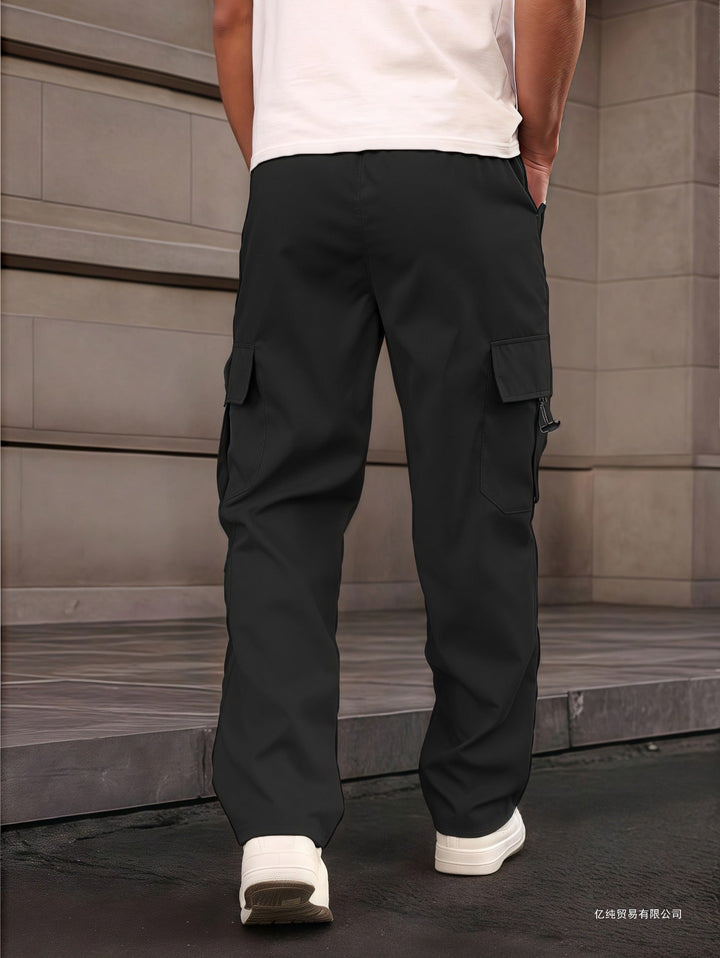 All-Season Slim Fit Cargo Pants with Utility Pockets