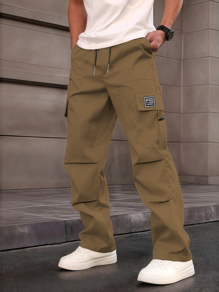 All-Season Slim Fit Cargo Pants with Utility Pockets