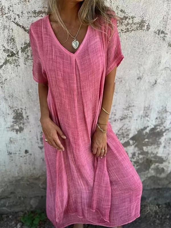 Liora | Loose V-Neck Dress