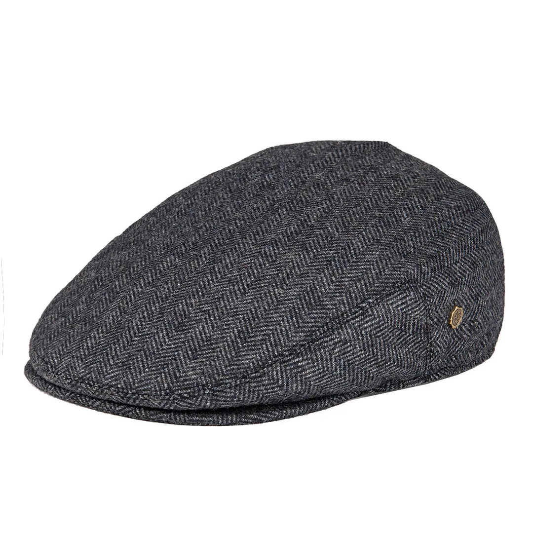 James | Classic Herringbone Stitch Flat Cap