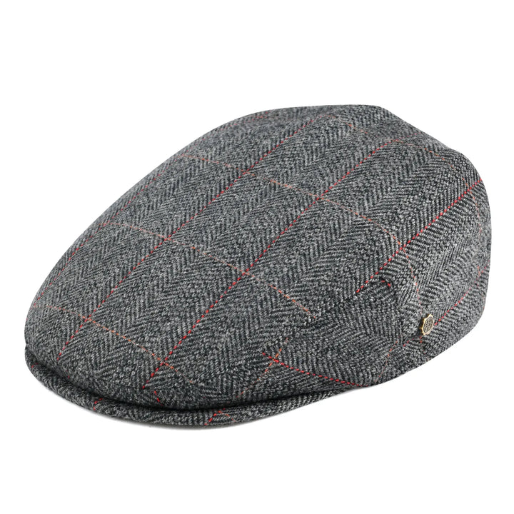 James | Classic Herringbone Stitch Flat Cap