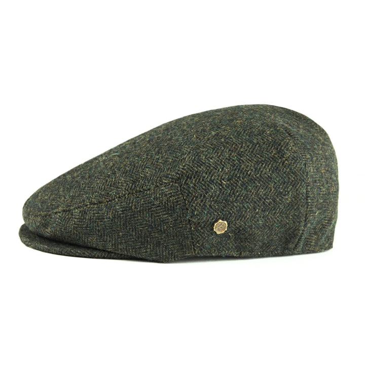 James | Classic Herringbone Stitch Flat Cap