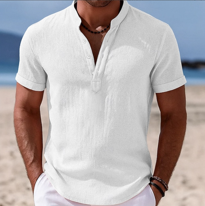 Lachlan | Summer Button-Up Short Sleeve Shirt