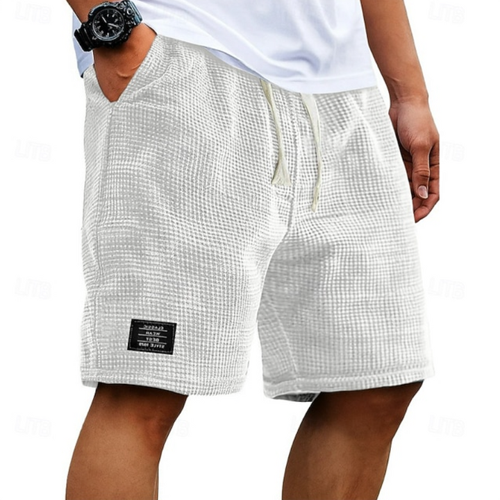 Oliver | Casual Waffle Summer Shorts