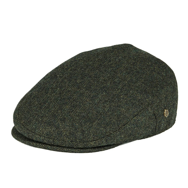 James | Classic Herringbone Stitch Flat Cap