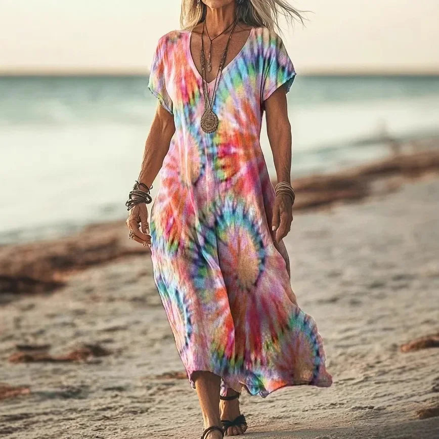 Addison | Colourful Maxi Dress