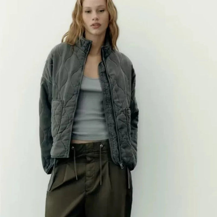 Vintage Quilted Jacket | Women's Outerwear Winter Coat