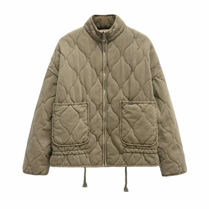 Vintage Quilted Jacket | Women's Outerwear Winter Coat