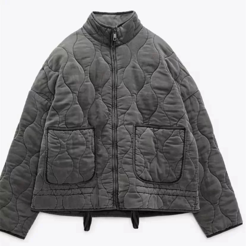 Vintage Quilted Jacket | Women's Outerwear Winter Coat