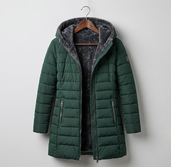 The Hadley | Quilted A-Line Winter Coat