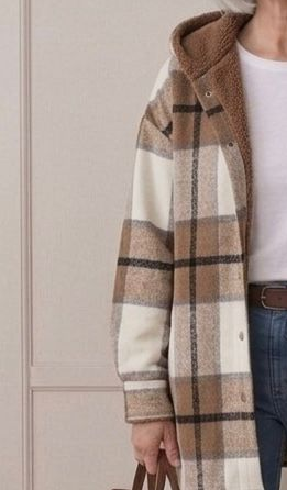 Rozelle | Hooded Flannel Shacket