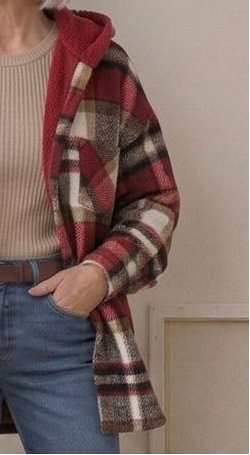 Rozelle | Hooded Flannel Shacket