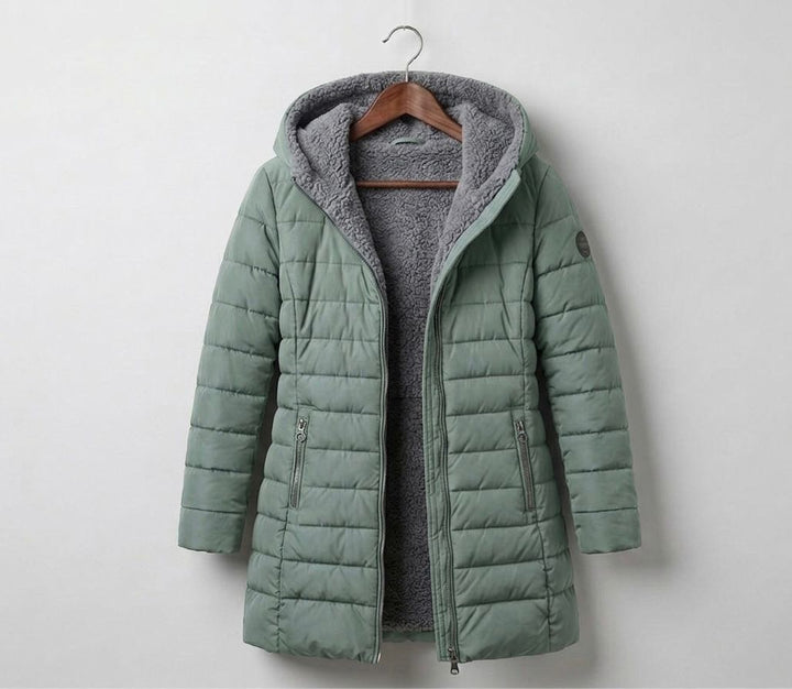 The Hadley | Quilted A-Line Winter Coat