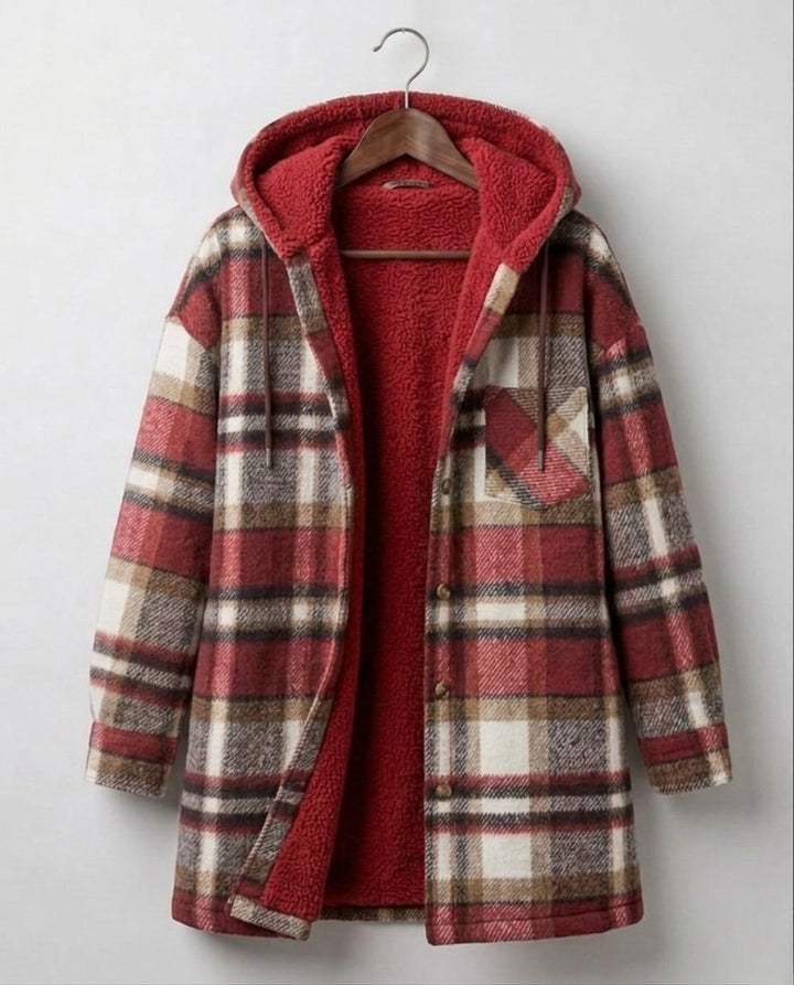 Rozelle | Hooded Flannel Shacket