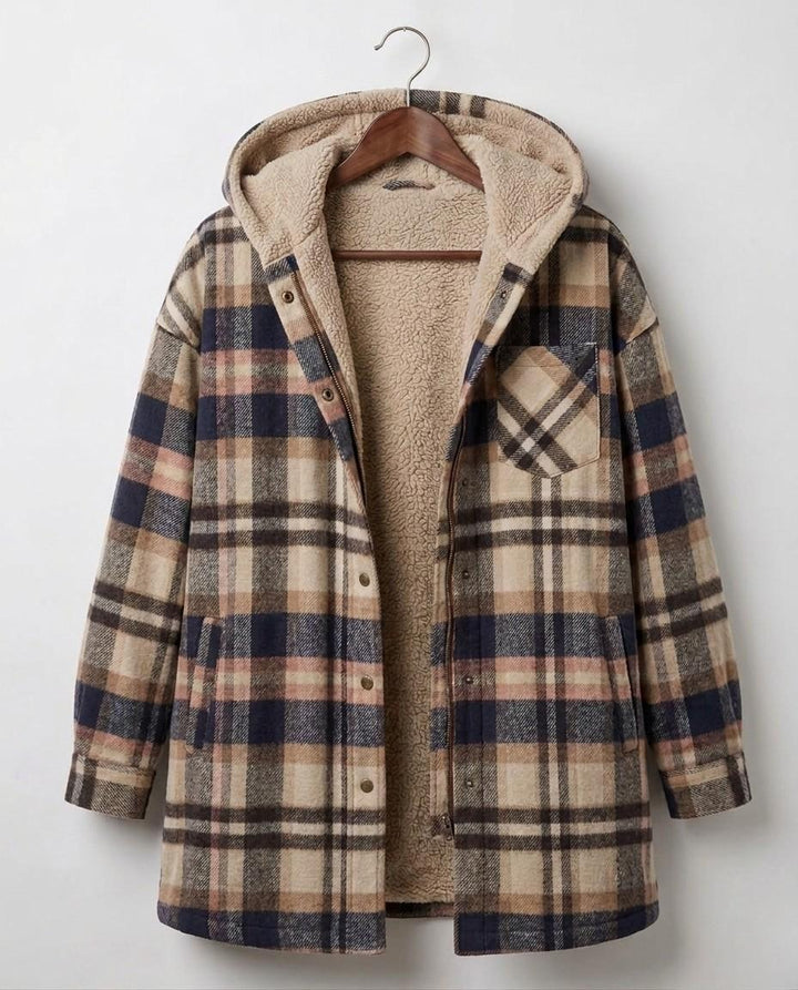 Rozelle | Hooded Flannel Shacket