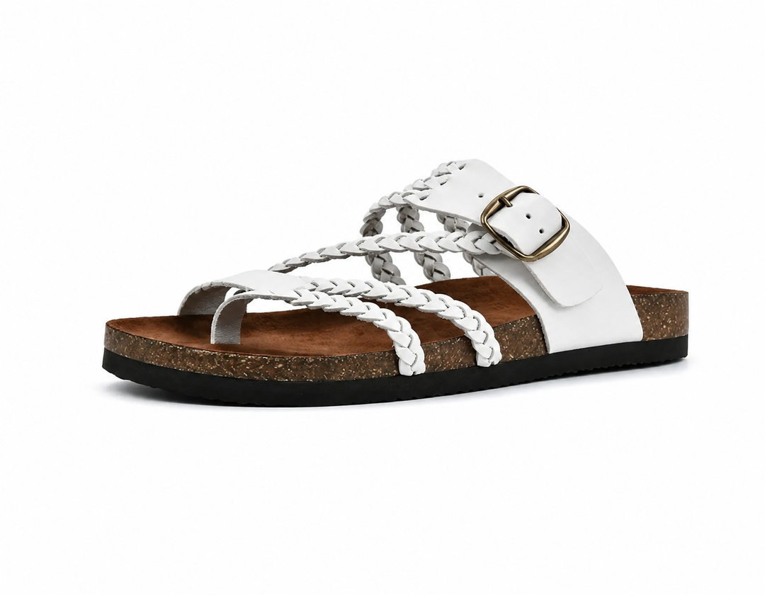 Hayleigh Braided Cork Orthopaedic Sandals