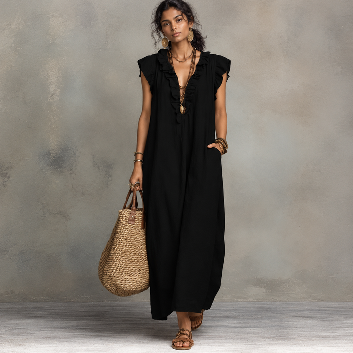 Lux | Flowing Bohemian Maxi Dress