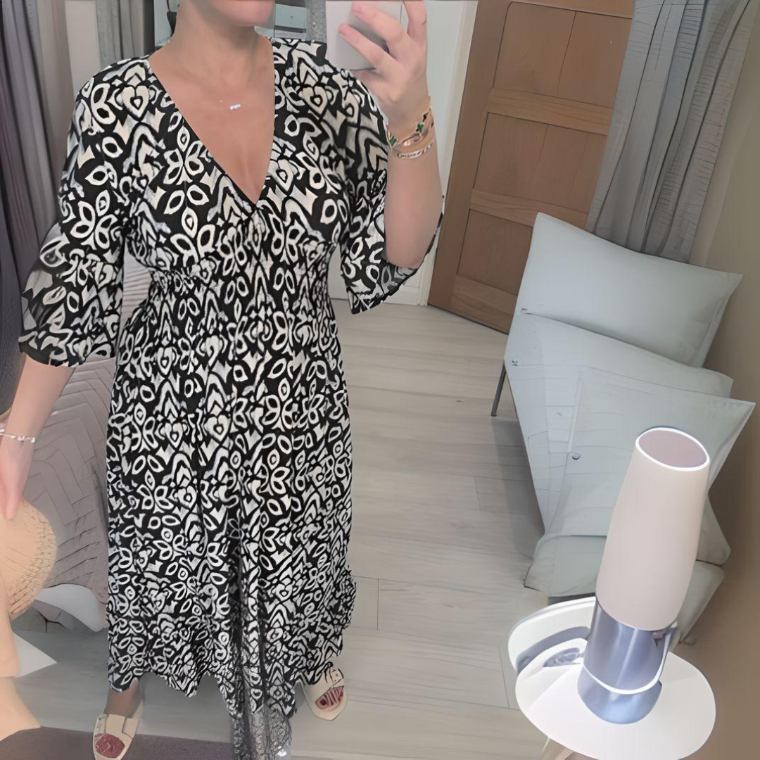 Malina | Summer Long Sleeve Beach Dress