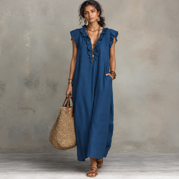Lux | Flowing Bohemian Maxi Dress