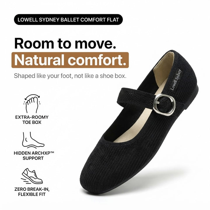 CloudStep Wide-Fit Comfort Flat