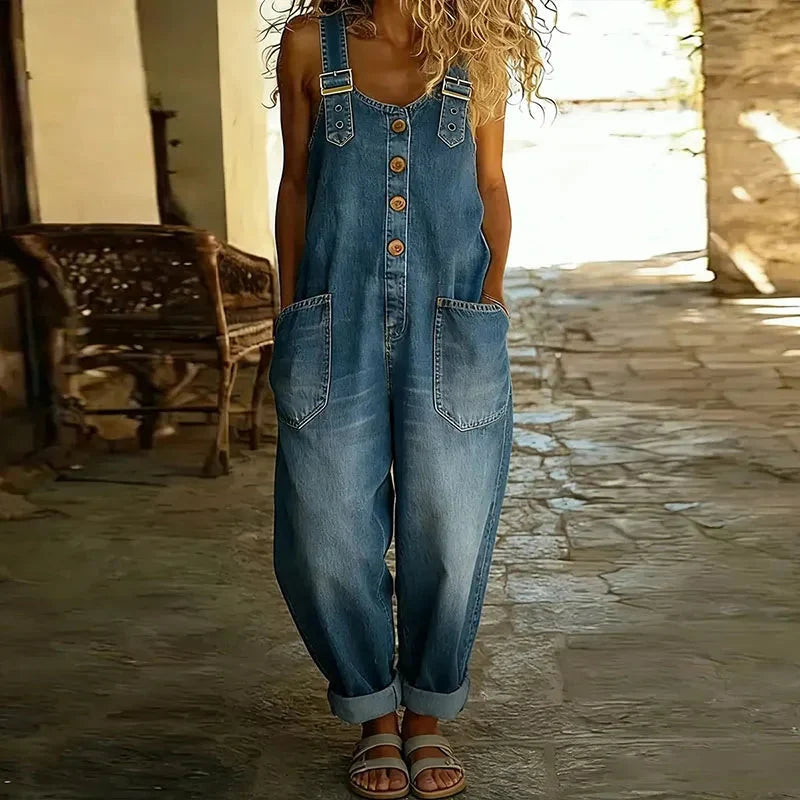 Juniper Soft Denim Overalls