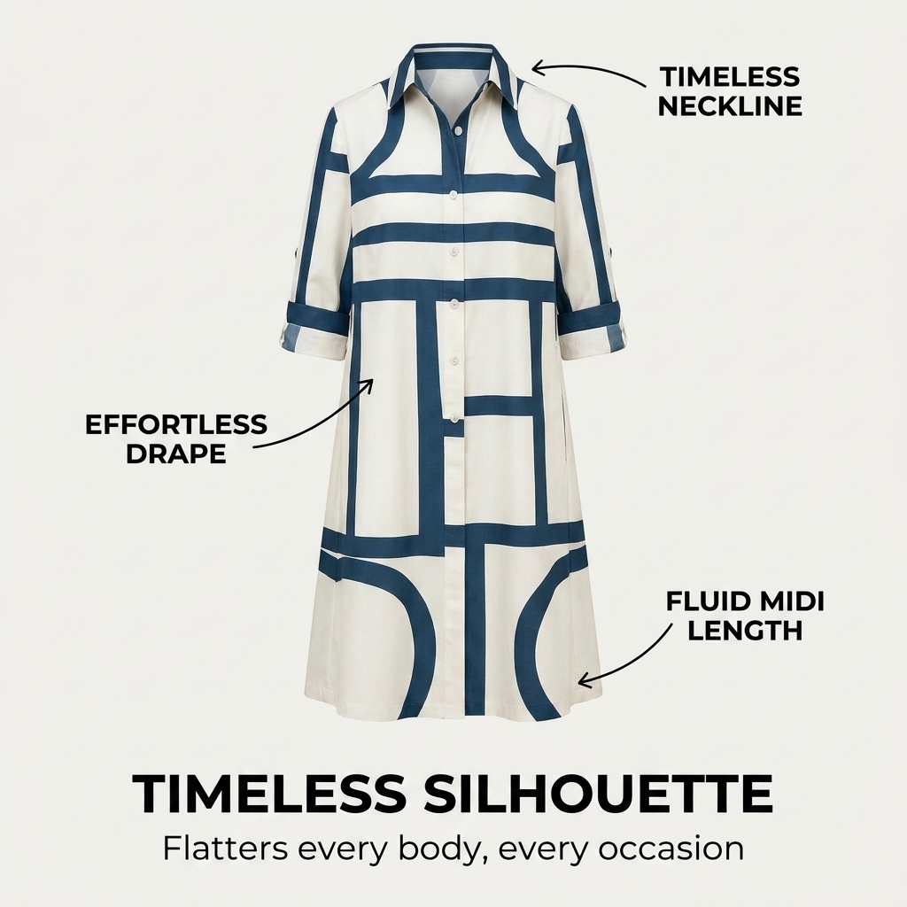 Siena | Sophisticated Midi Dress