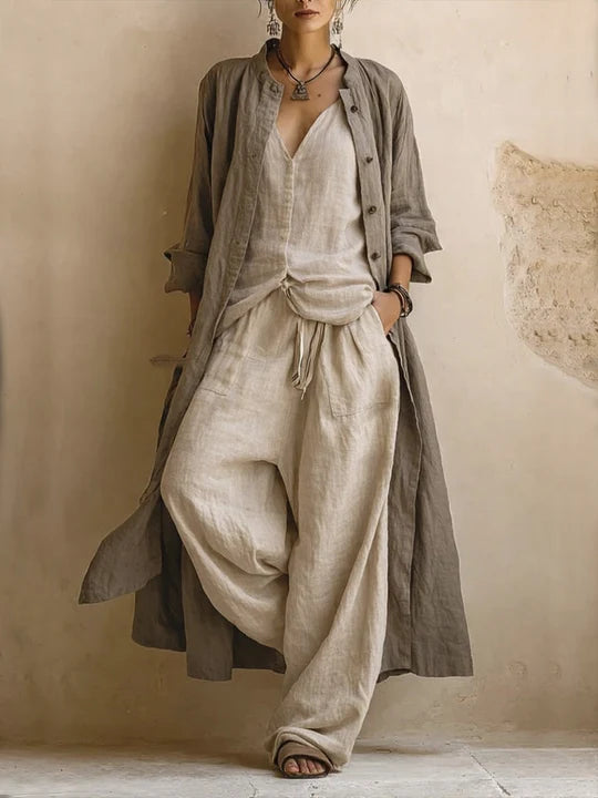 Wanderlight 3-Piece Linen Set