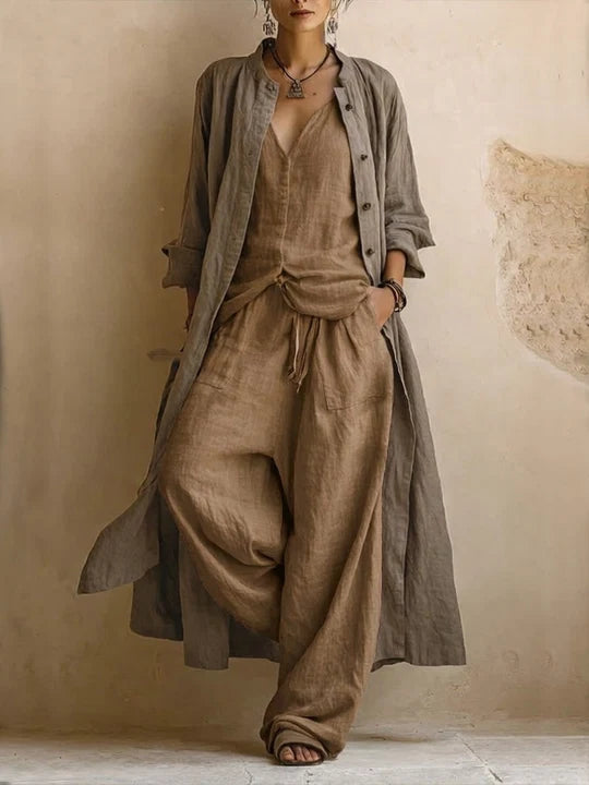 Wanderlight 3-Piece Linen Set